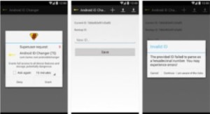 android id changer root app