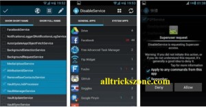 disable services android