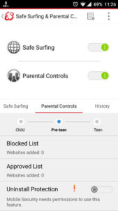 block websites android
