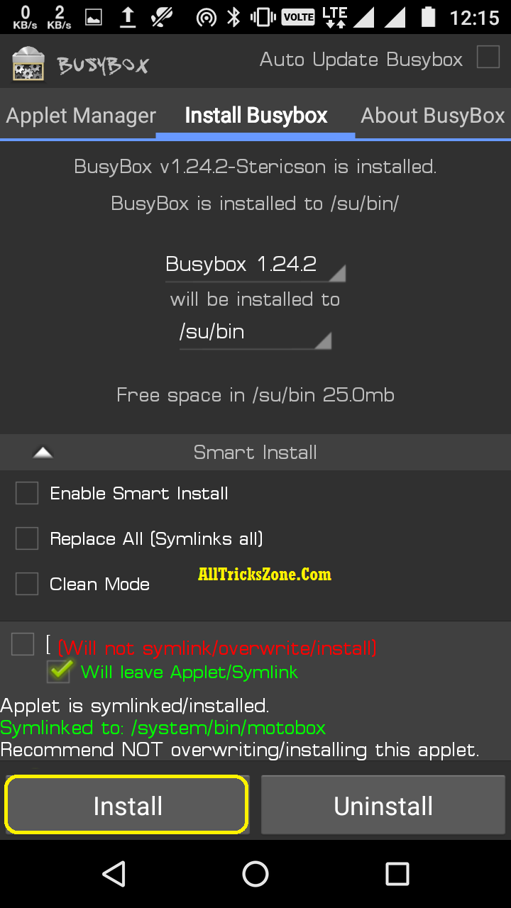 how to install busybox on android