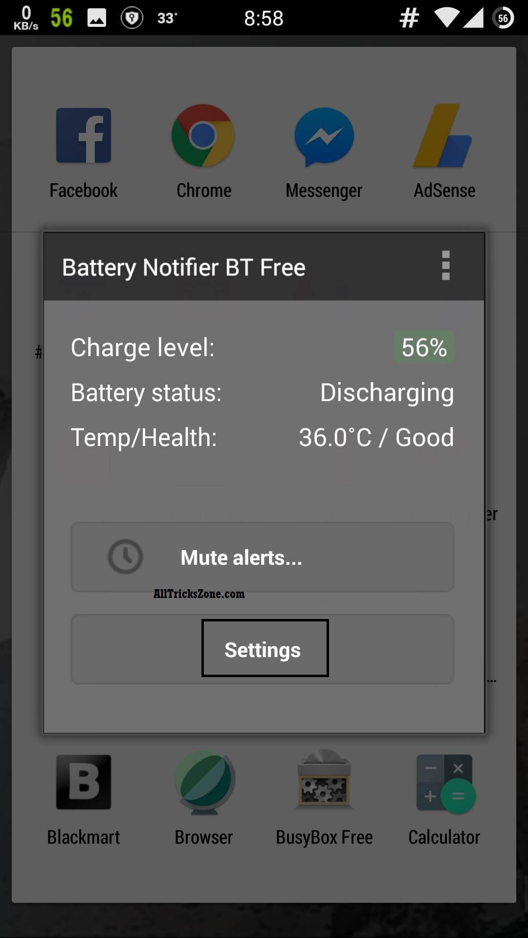 how do i remove battery notifier bt