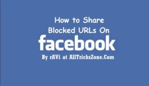 share blockedd urls on facebook