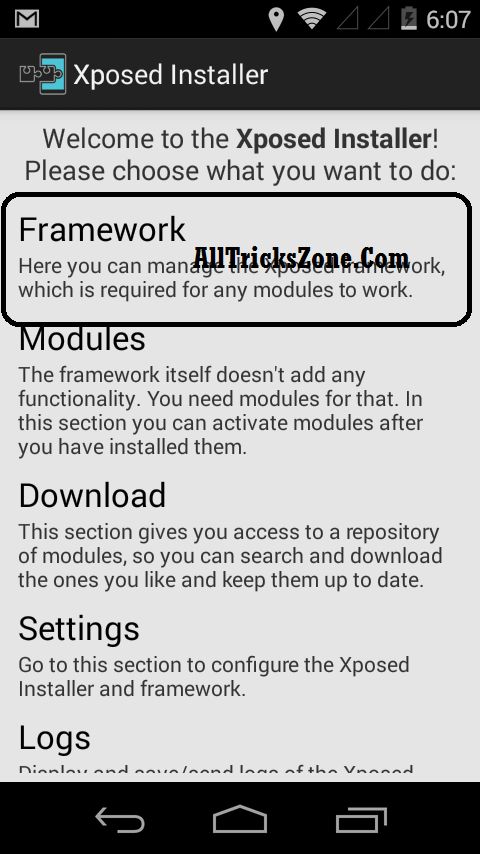 install xposed framework