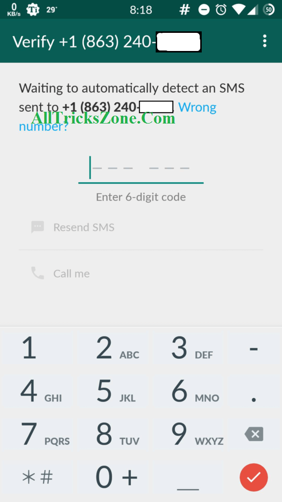 what is whatsapp number