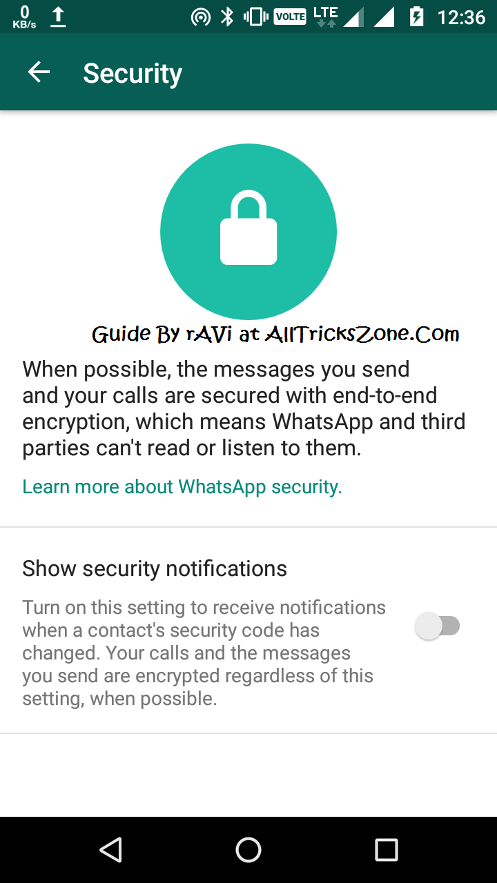 Read Whatsapp Security