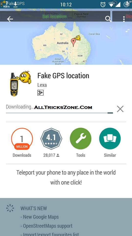 send fake location whatsapp