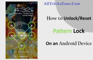 unlock pattern lock without data loss