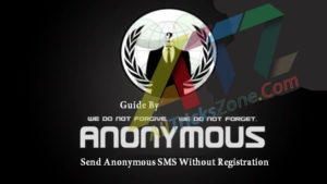 Send Anonymous sms without registration