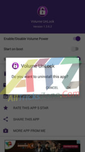 android power button to volume button