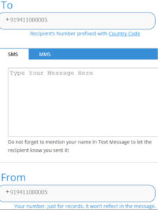 send anonymous text message from computer for free